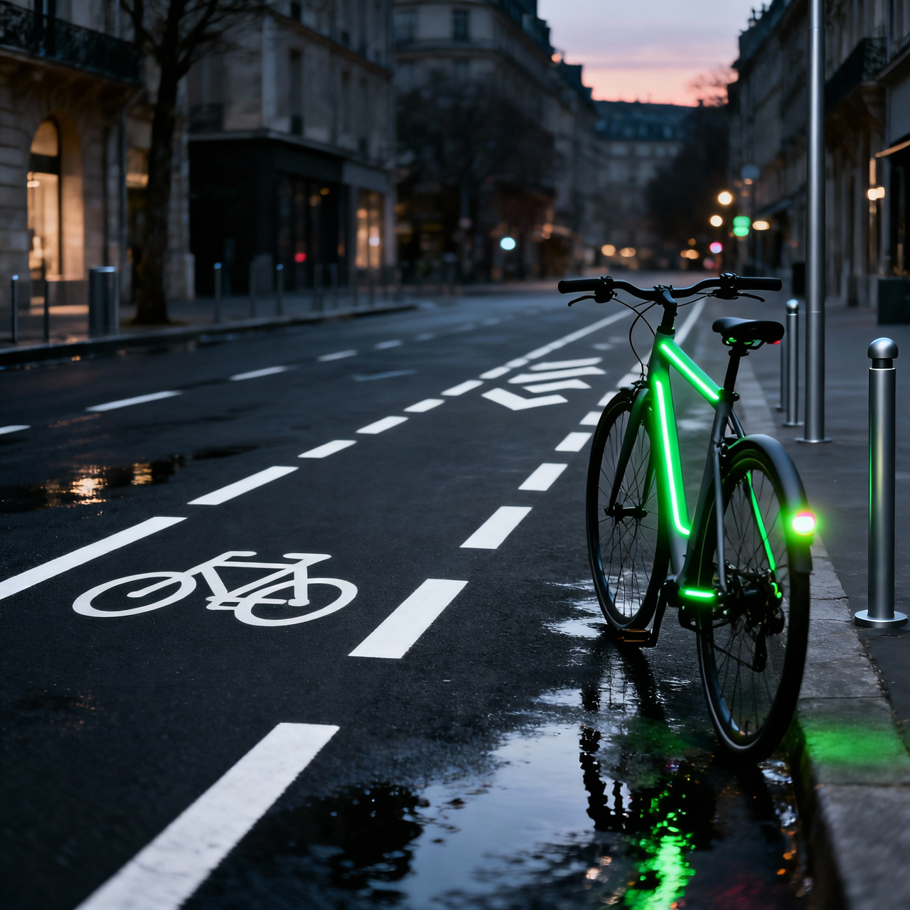 Piste cyclable urbaine — VéloVert